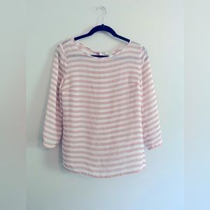 Pink stripped blouse